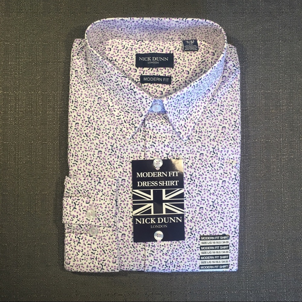 Men’s Nick Dunn Dress Shirt-Brand new w/tags